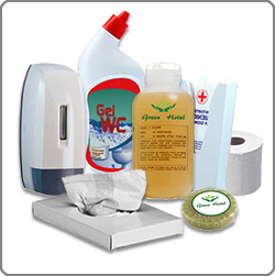prodotti per servizi igienici e spogliatoi