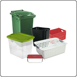 contenitori di diverse misure e materiali